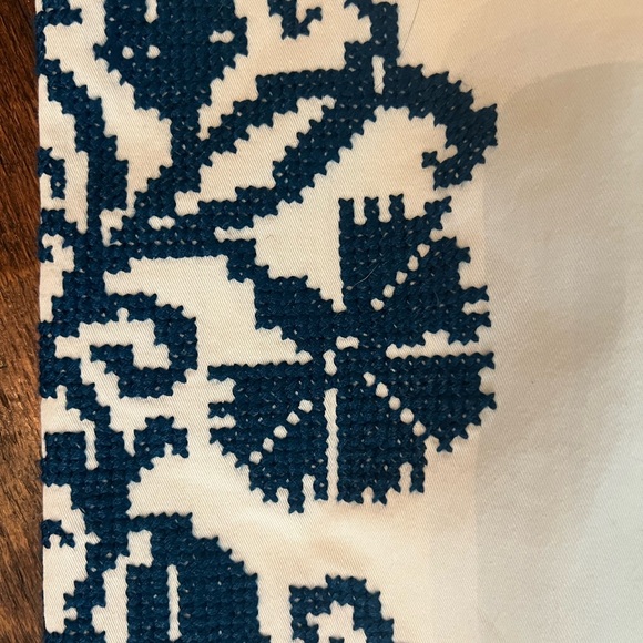 Only worn once anthopologie cropped wide leg pants - Picture 6 of 7